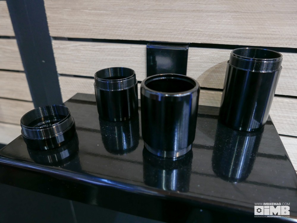 Chose a sleeve, screw it on, change the way your shock performs according to your size, weight and style of riding...