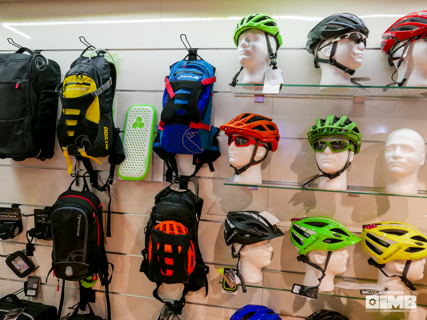 The pack and helmet range.