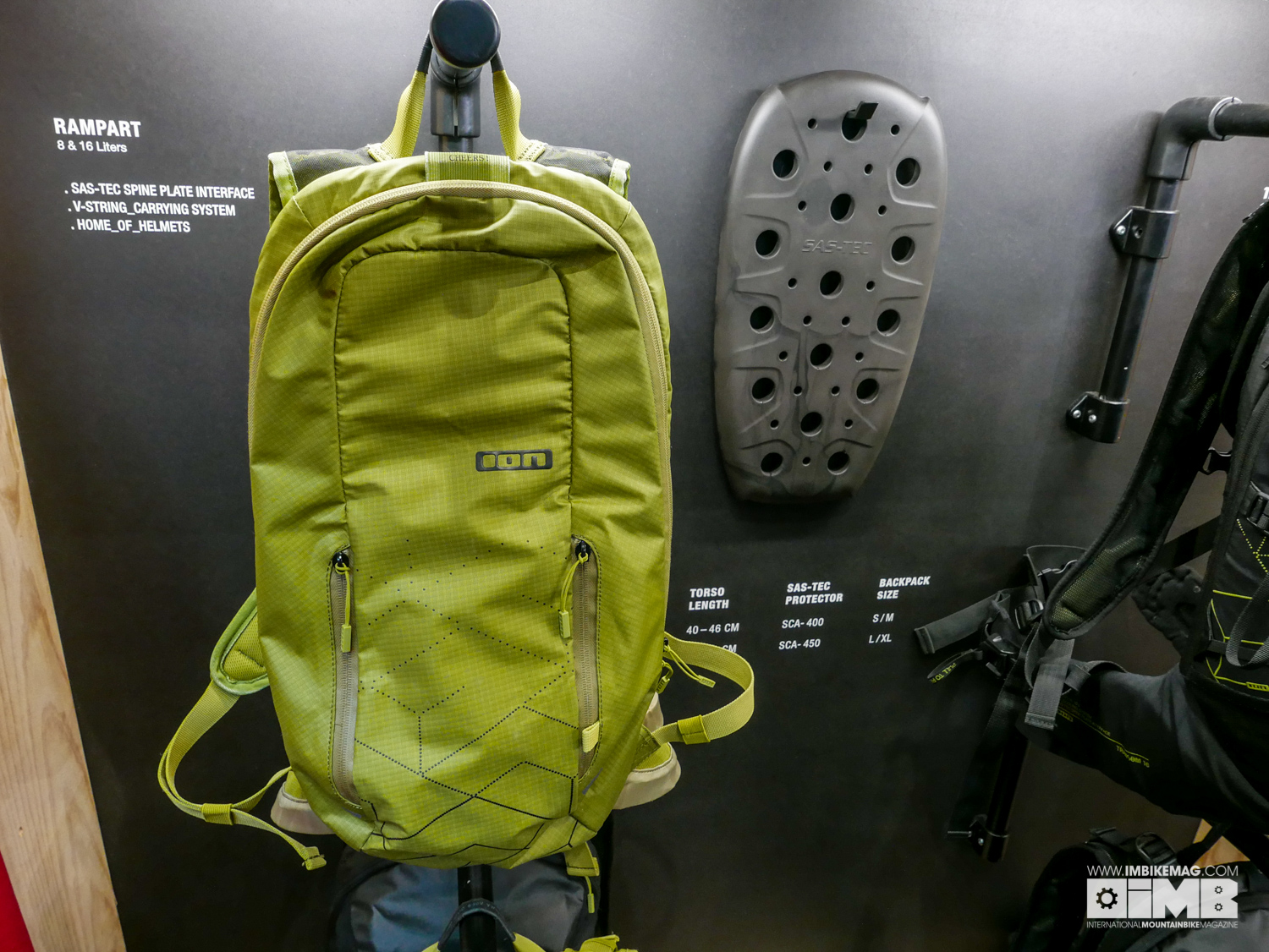 The Rampart Pack with back protector...