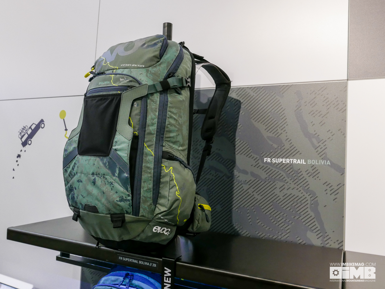 The flag ship FR SuperTrail Bolivia, complete with trail map!