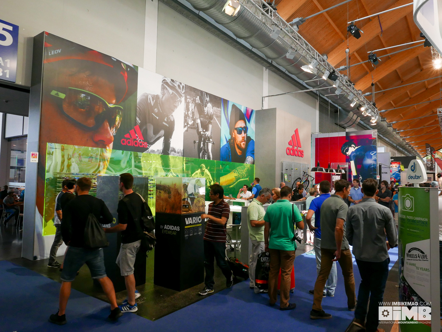 The Adidas stand was always busy!