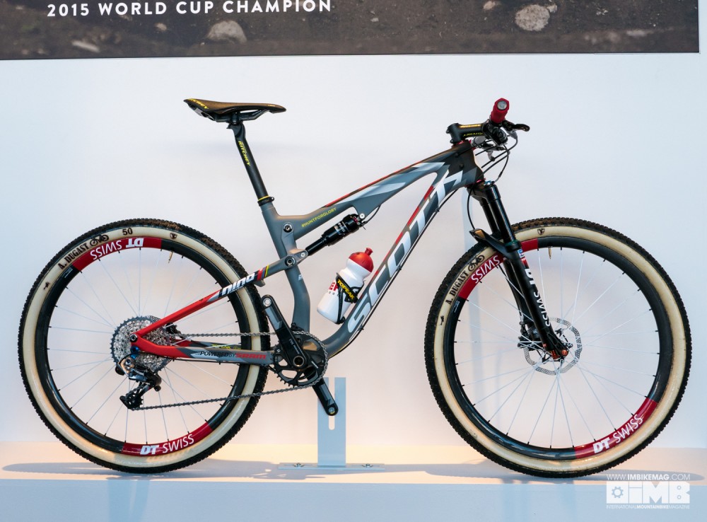 Nino Schurter's winning machine was on display!