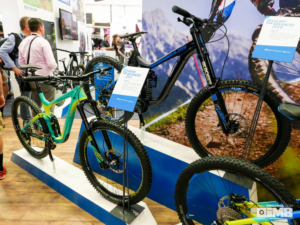 The Reign 27.5 Advanced 1 and the new Glory 27.5 Advanced