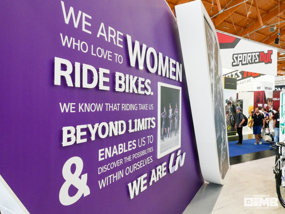 Liv at Eurobike, launched last year the brand is growing rapidly!