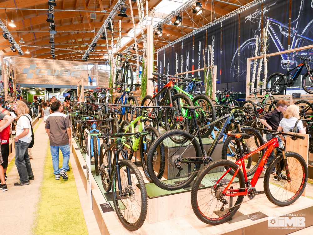 Cube at Eurobike, their stand gets notoriously busy...