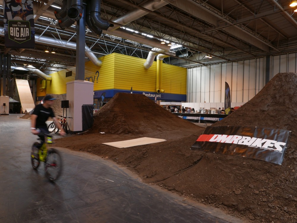 The dirt jumps are looking huge! Displays are on all day long!