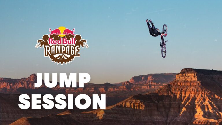 Riders Take Flight for First Jump Session - Red Bull Rampage 2015