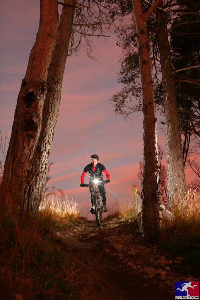 When the sun goes down the lights come on!