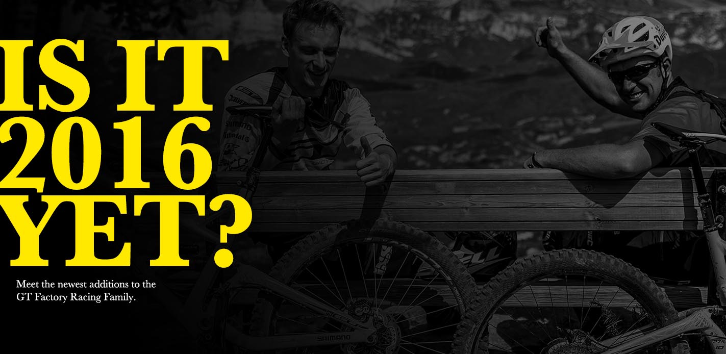 GT Bicycles Announces New 2016 Factory Racing Program