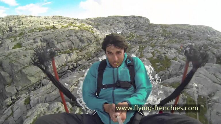 Random Fridays: The Flying Frenchies Catapult To Base Jump, Angry Bird Style