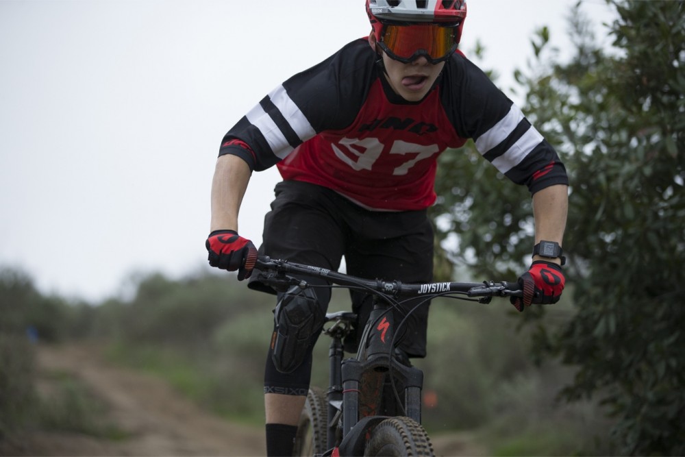 A whipping whippet? Finn Iles is a quick rider with bags of style