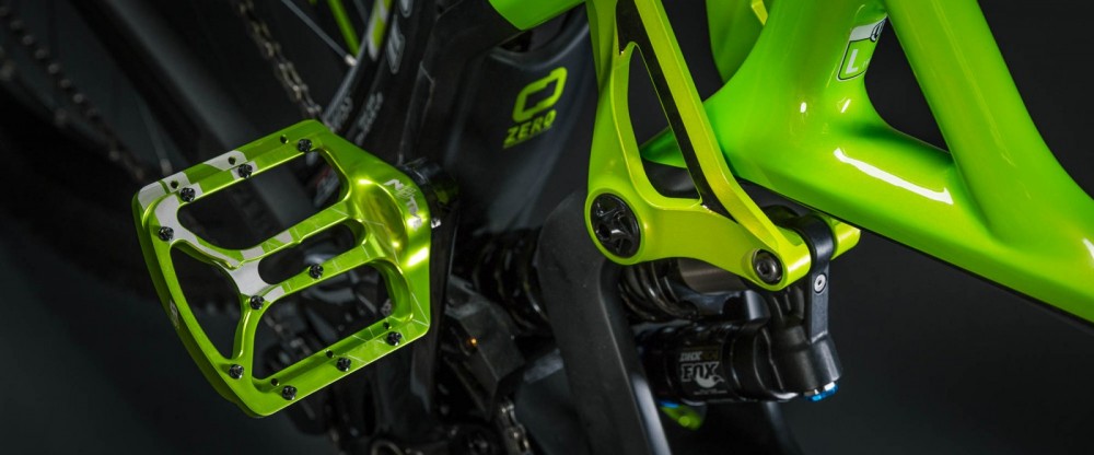 N8TIVE make a range of flat DH pedals, stems, handlebars, grips and multi-tools, as well as spacers and brake rotors