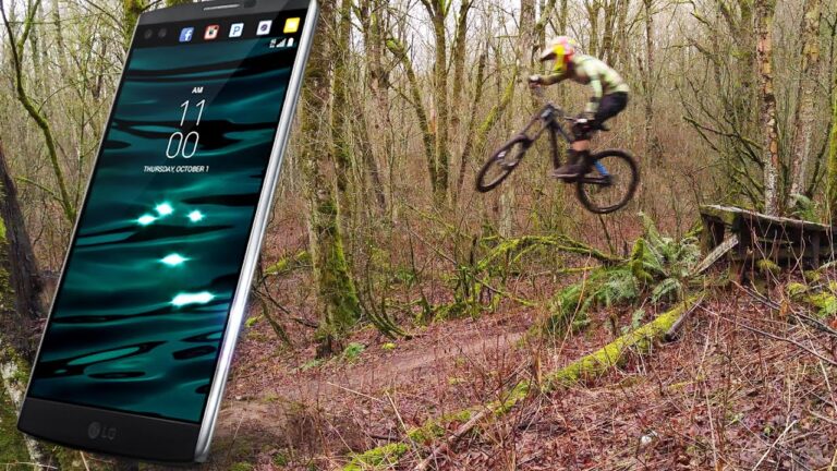 Downhill MTB Filmed with New LG V10 Phone!