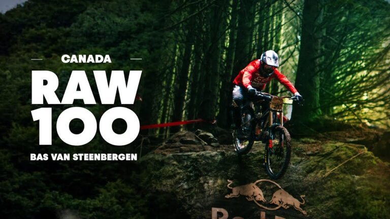 Bas van Steenbergen Charges Trail In British Columbia | Raw 100
