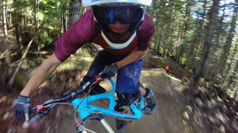 Pedro Burns Riding In Whistler Bike Park 2016