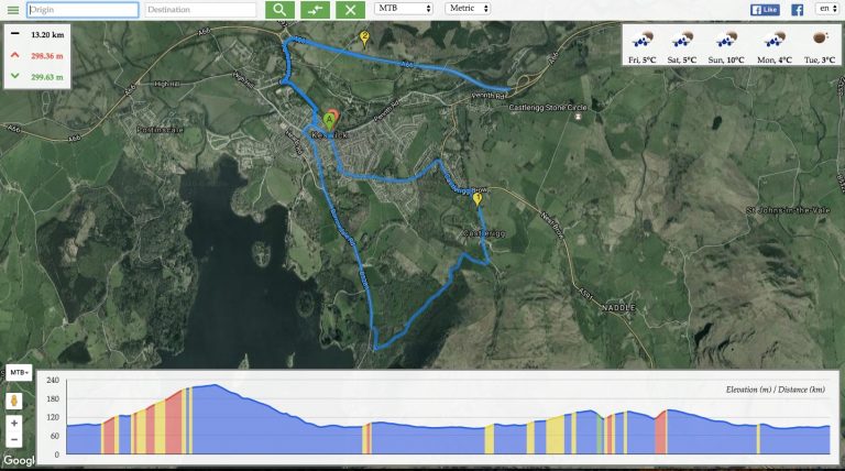 BikeRoll - Free Bike Route Planning Site