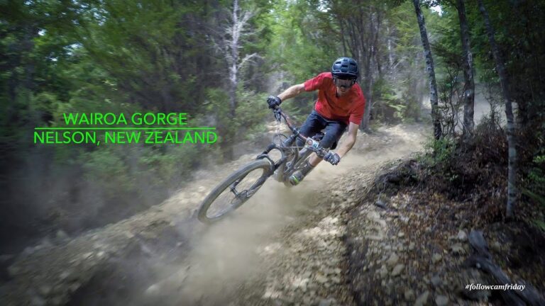 Mountain Biking Wairoa Gorge In Nelson, New Zealand