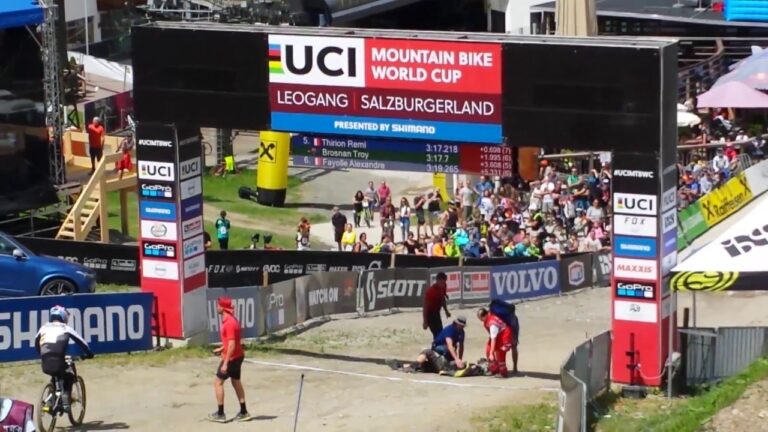 Remi Thirion's Horrific Crash - Leogang