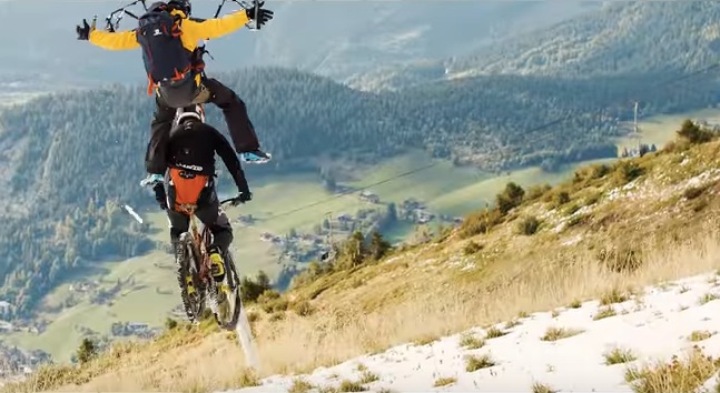 Kilian Bron Goes E.T. - The Stunt is 'Bike'