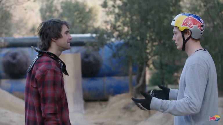McCaul Meets Freeride Mountain Biker Thomas Genon.