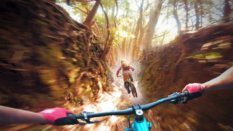 Japan's Amazing Halfpipe Bike Trails! | Mountain Biking with Yamabushi Trail Tour!