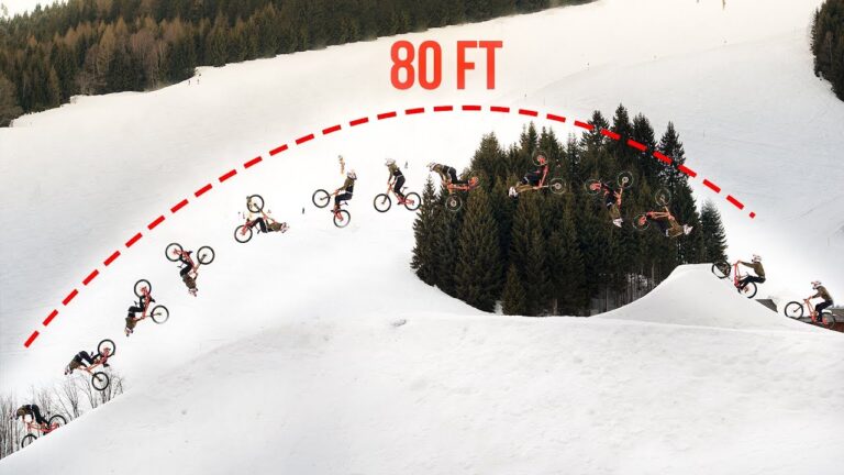 80 Ft. Double Backflip on a Downhill Bike - Behind the Scenes of Fabiolous Escape 2
