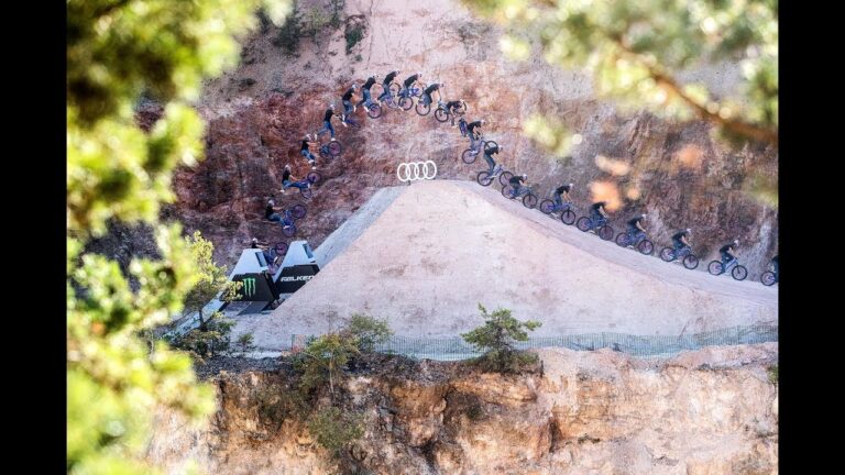 World’s First Quadruple Tail Whip on A Mountain Bike | The Audi Nines MTB 2018