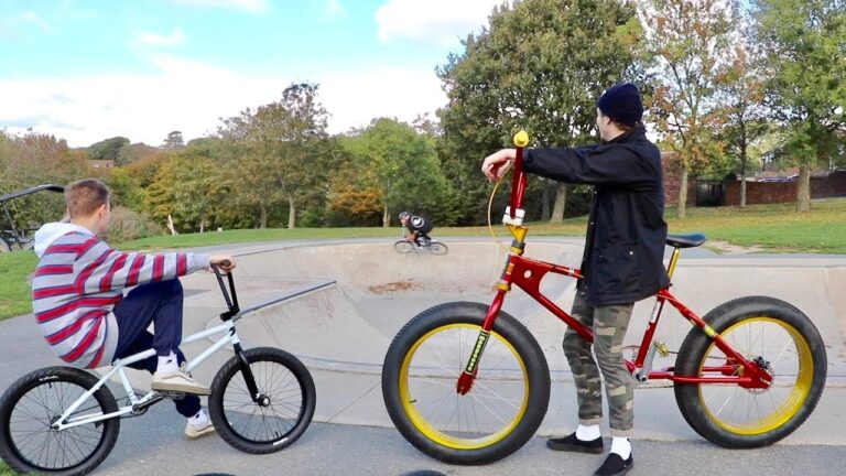Riding A GIANT BMX