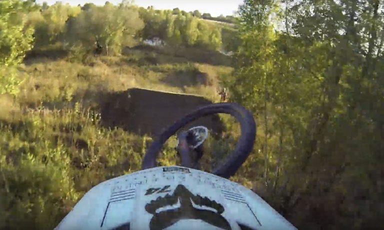 Overshooting A 70 Ft Jump On A Bike