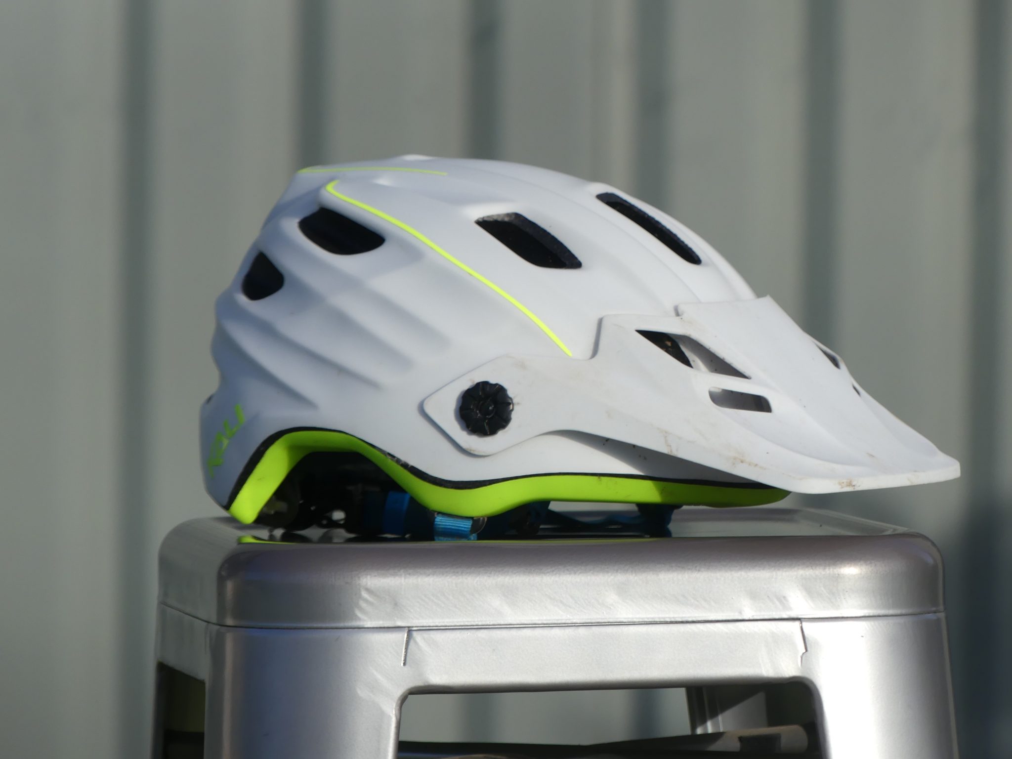 All Mountain Enduro MTB cycle helmet Kali Maya Gunmetal Orange 