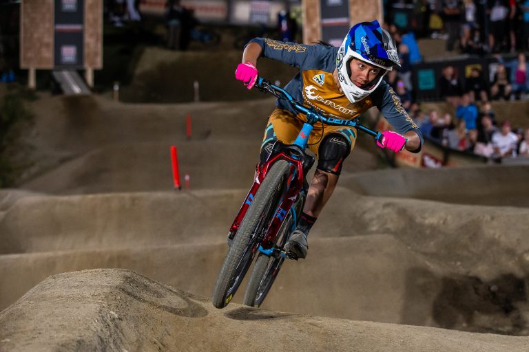 Loron and Hines Push to the Top in RockShox Innsbruck Pump Track Challenge
