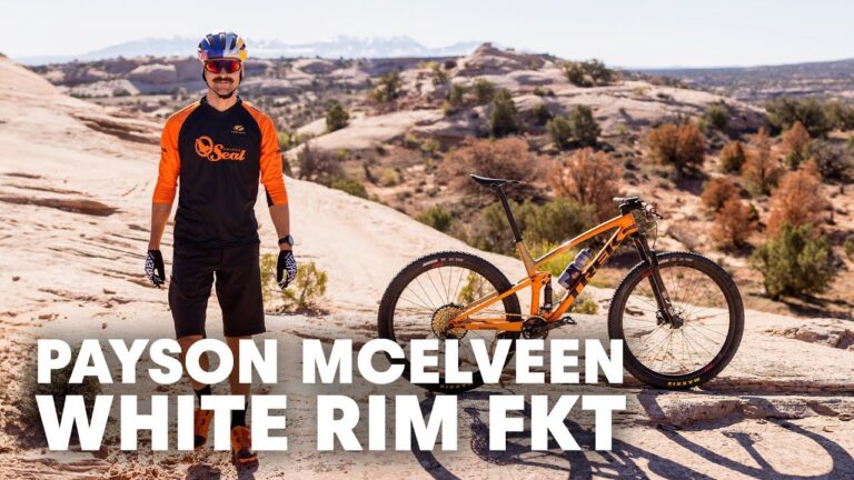 The Fastest Known Time on White Rim MTB Trail | Payson McElveen's Standing Man