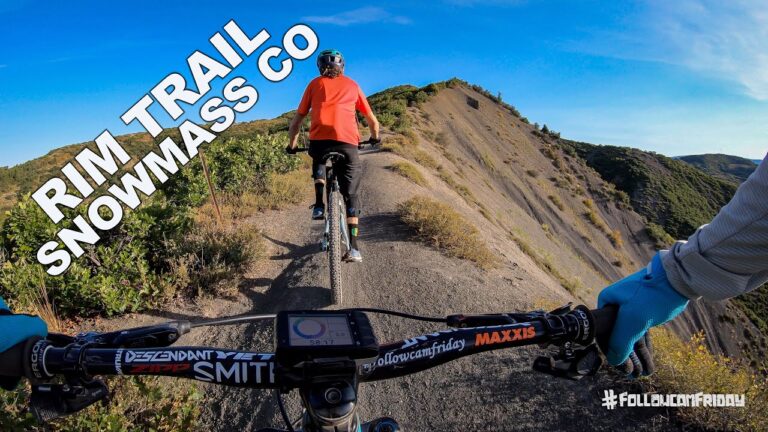 Classic Colorado Singletrack, The Rim Trail