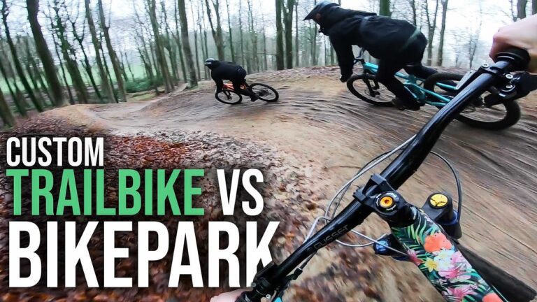 Matt Jones Takes His Trail Bike To The Bike Park