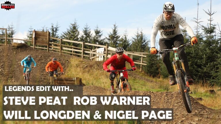 Day Out at Bikepark Wales with Steve Peat, Rob Warner, Will Longden + Nigel Page
