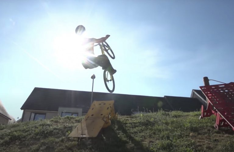 HUGE MTB KICKER RAMP SENDS - URBAN MTB FREERIDE