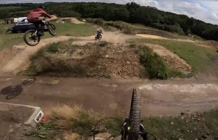 THIS BIKE PARK IS SICK - HUGE JUMPS AND FULL SPEED MTB TRAILS!