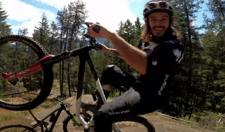 First ride together in a year and he tries to kill me! Pemberton, BC