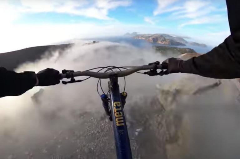 GoPro: Sulfuric Volcano MTB Ride with Kilian Bron