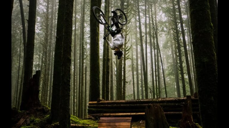 Steve Vanderhoek Rides Some Insane North Shore Trails In The Wet