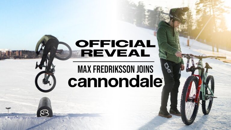 Max Fredriksson Announces New Partnership With Cannondale