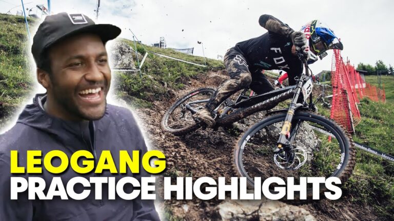 Leogang Downhill Practice With Eliot Jackson