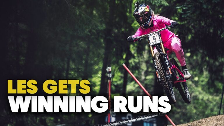 The Wettest Winning Runs of 2021 | UCI Downhill MTB World Cup Les Gets