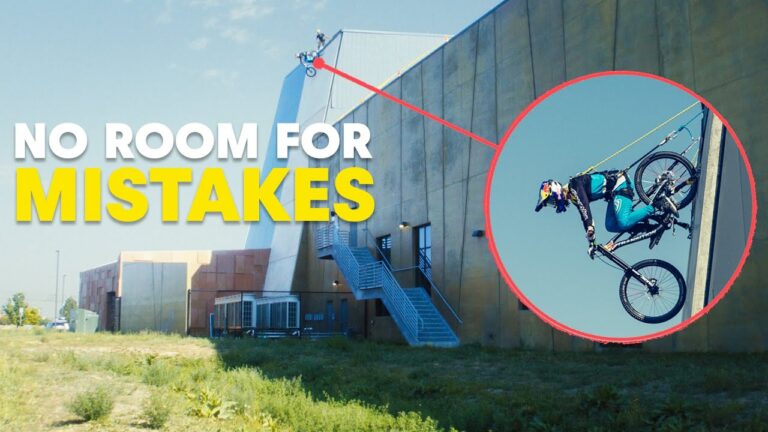 Red Bull Rampage vs. Jumping Bikes Off A 4 Story Building