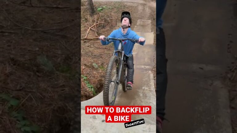 HOW TO BACKFLIP A MOUNTAIN BIKE - Shorts Tips