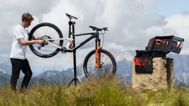 Building a Mountain Bike on an Austrian Mountain Summit