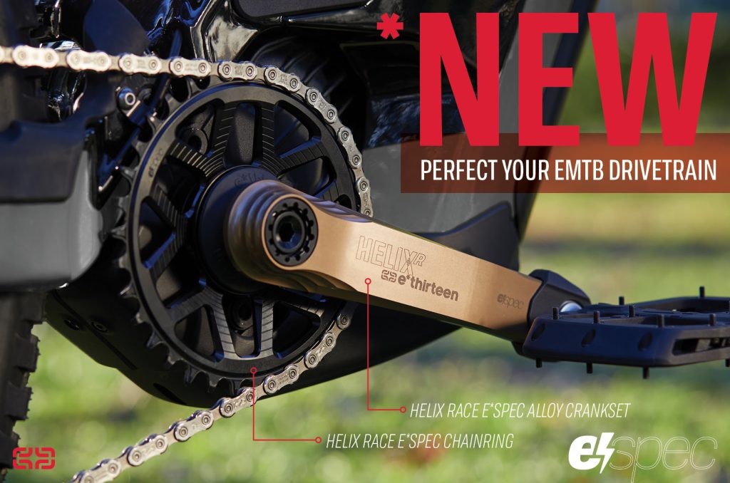 New e*thirteen Helix Race e*spec Cranks & Chainrings