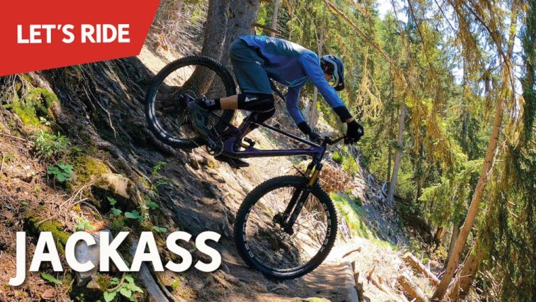 Video: 'Jackass' - The Hardest trail to ride in Verbier with Ludo May & Kilian Bron