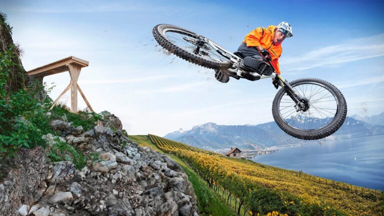 MUST WATCH: Kriss Kyle rides the iconic terraced vineyards of Lavaux, Switzerland.