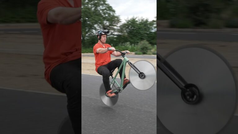 SAW BLADE WHEELS ON A MOUNTAIN BIKE?